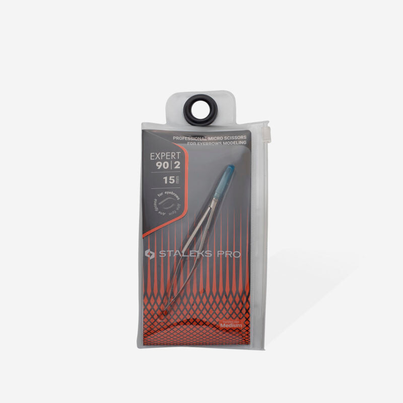 Micro tesoura profissional para modelar sobrancelhas EXPERT 90 TIPO 2