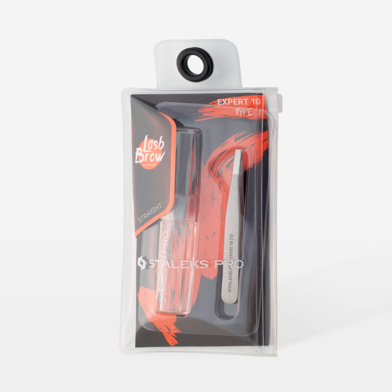 Pinça de sobrancelhas EXPERT 10 TIPO 2 (bordas estreitas e retas)