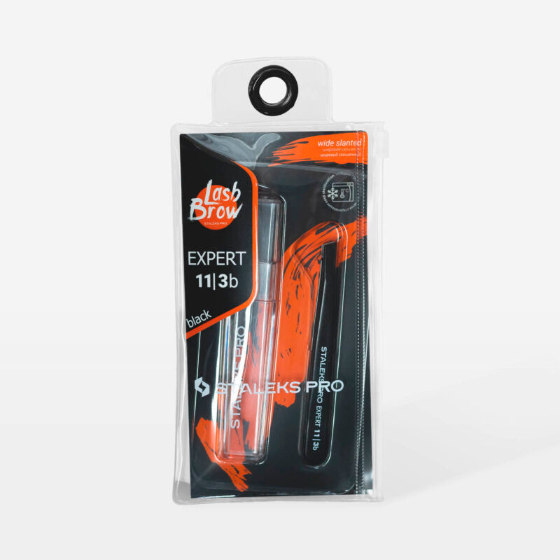 Pinça de sobrancelhas profissional EXPERT 11 TIPO 3, preta