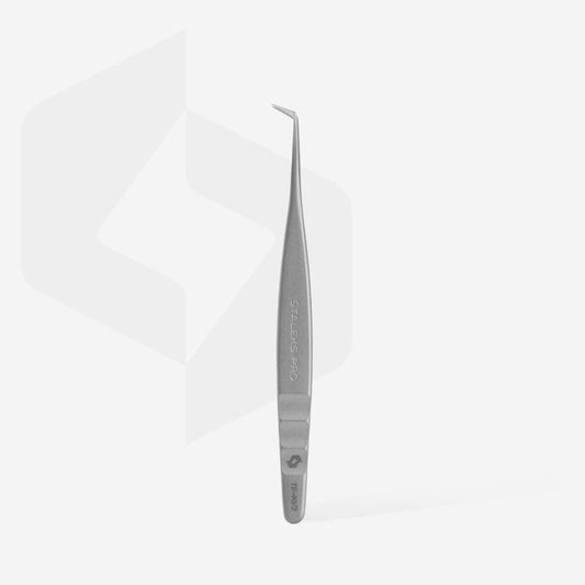 Pinça curva para pestanas profissionais EXPERT 40 TIPO 2 (em forma de L, 70')