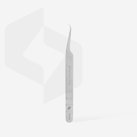 Pinzas para pestañas profesionales curvas EXPERT 41 TYPE 8 (forma de L, mini L)