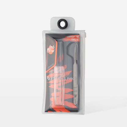 Pinza separadora de pestañas profesional EXPERT 40 TIPO 10 (derecha)