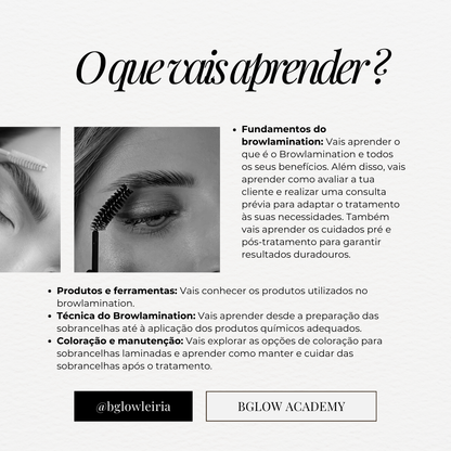 A arte da browlamination | Workshop