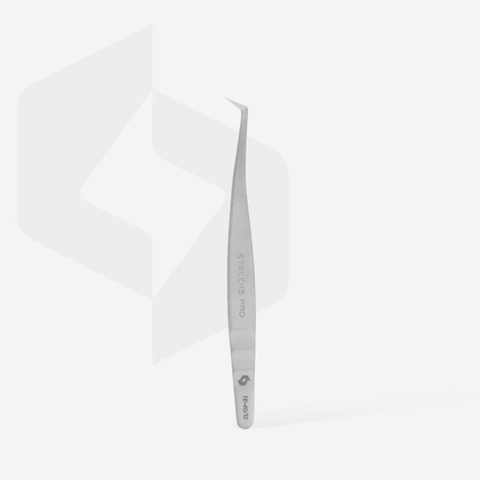 Pinça curva para pestanas profissional  EXPERT 40 TIPO 12 (em forma de bota)