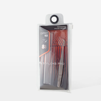 Pinzas para pestañas curvas EXPERT 40 TIPO 8 (forma de bota, 85′)