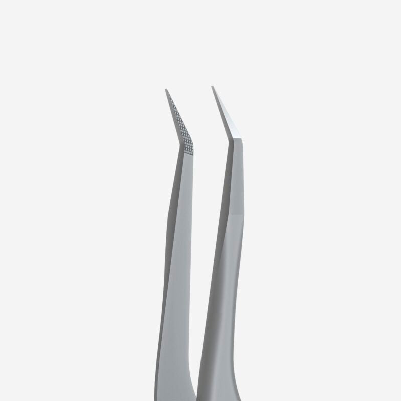 Pinça de pestanas profissional nano-entalhada EXPERT 45 TIPO 8 (Mini L)